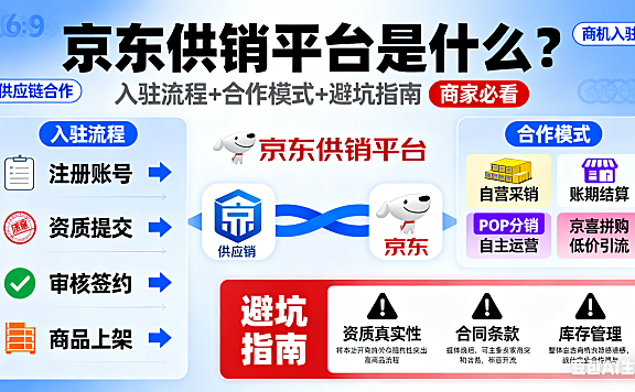 京东供销平台是什么？入驻流程 + 合作模式 + 避坑指南，商家必看