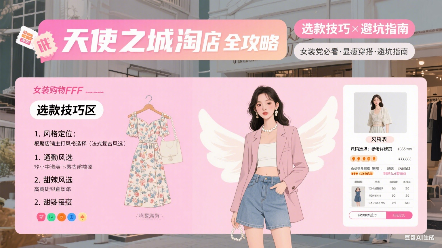 天使之城淘宝店怎么买?选款技巧 + 避坑指南,女装党必看