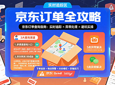 京东订单怎么查？实时追踪 + 异常处理 + 避坑实操指南