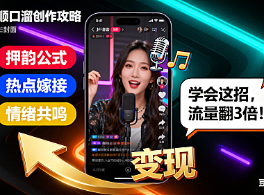 抖音顺口溜怎么写？3 大技巧 + 热门案例 + 避坑指南，引流变现超实用