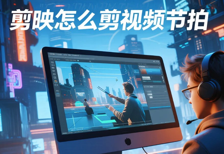 剪映怎么剪视频节拍?3 步精准卡点 + 4 个避坑技巧