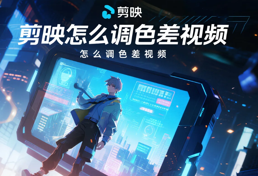 剪映怎么调色差视频?3 步精准校正 + 4 个避坑技巧