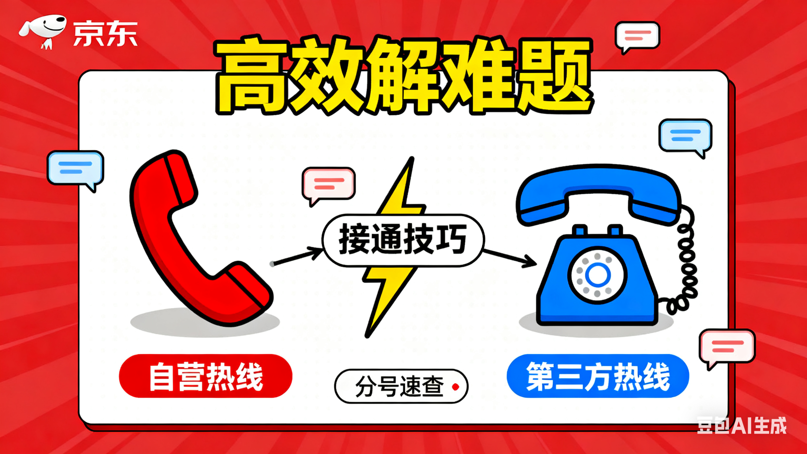 京东商家客服热线怎么打?自营 / 第三方分号 + 接通技巧,高效解难题