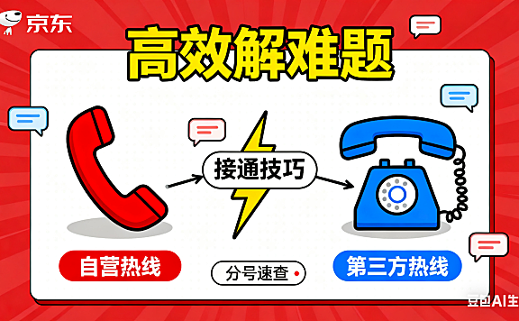 京东商家客服热线怎么打？自营 / 第三方分号 + 接通技巧，高效解难题