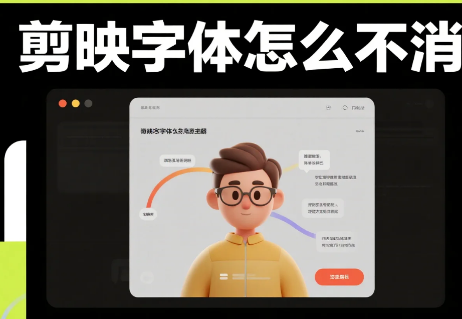 剪映字体怎么不消