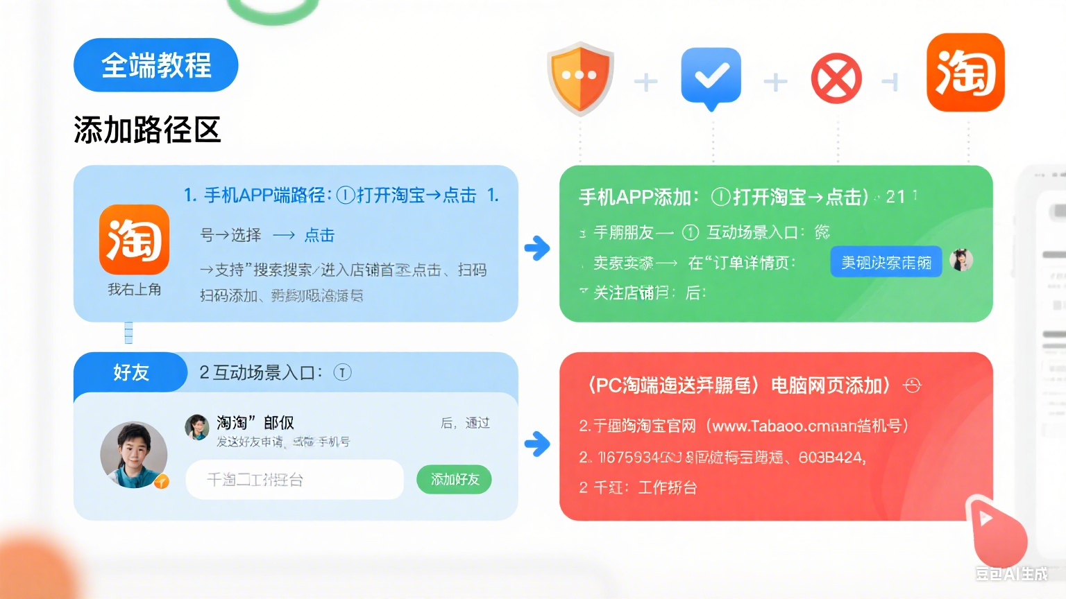 淘宝怎么添加好友?APP/PC 端路径 + 避坑指南,私域互动不违规