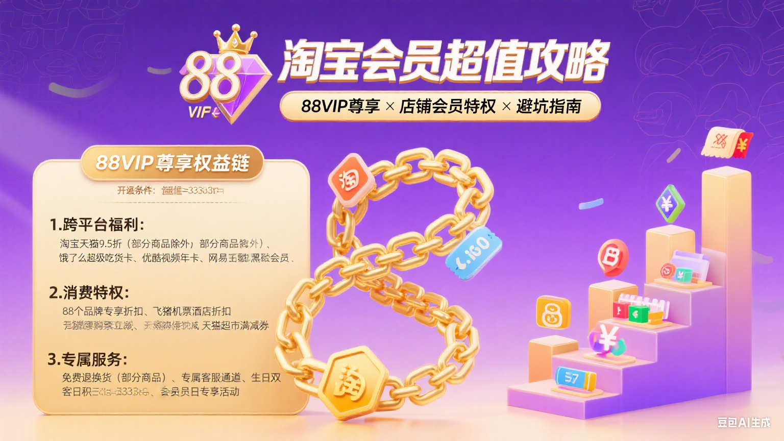 淘宝会员怎么玩?88VIP + 店铺会员权益攻略 + 避坑指南