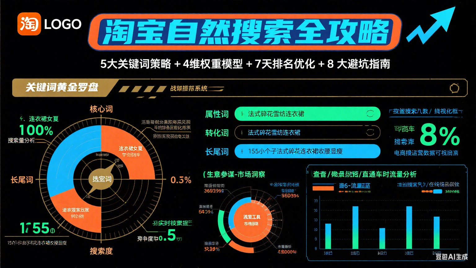 淘宝自然搜索怎么玩?关键词优化 + 权重提升 + 避坑全攻略