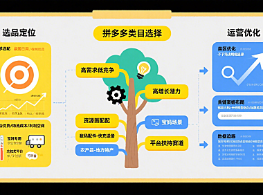 拼多多类目怎么选?商家选品定位 + 运营优化全指南