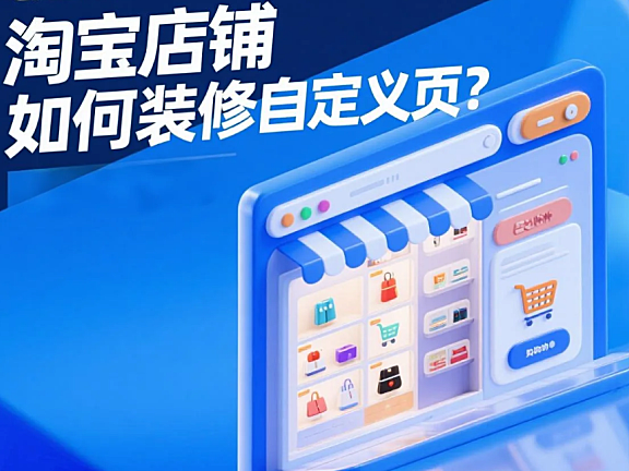 淘宝店铺如何装修自定义页？