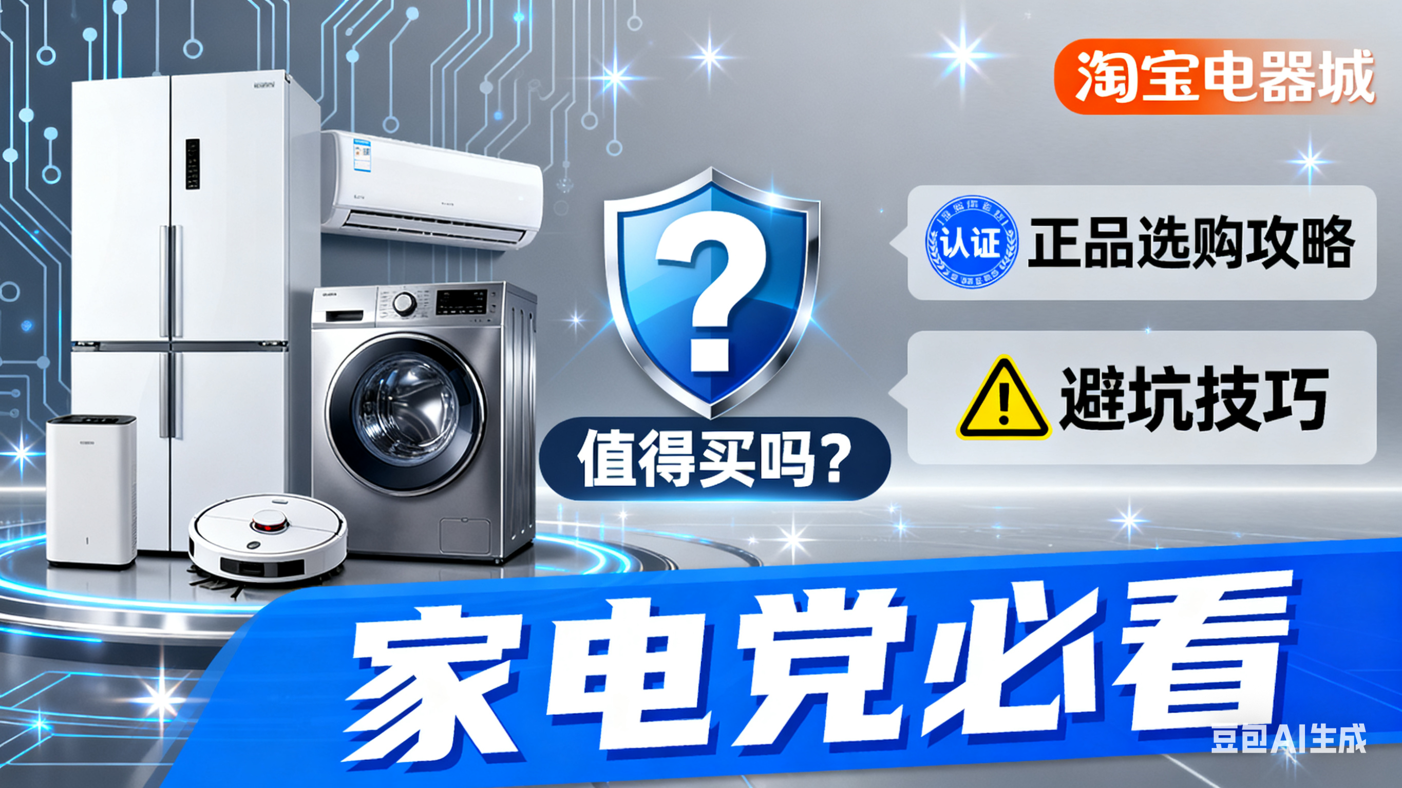 淘宝电器城值得买吗?正品选购攻略 + 避坑技巧,家电党必看