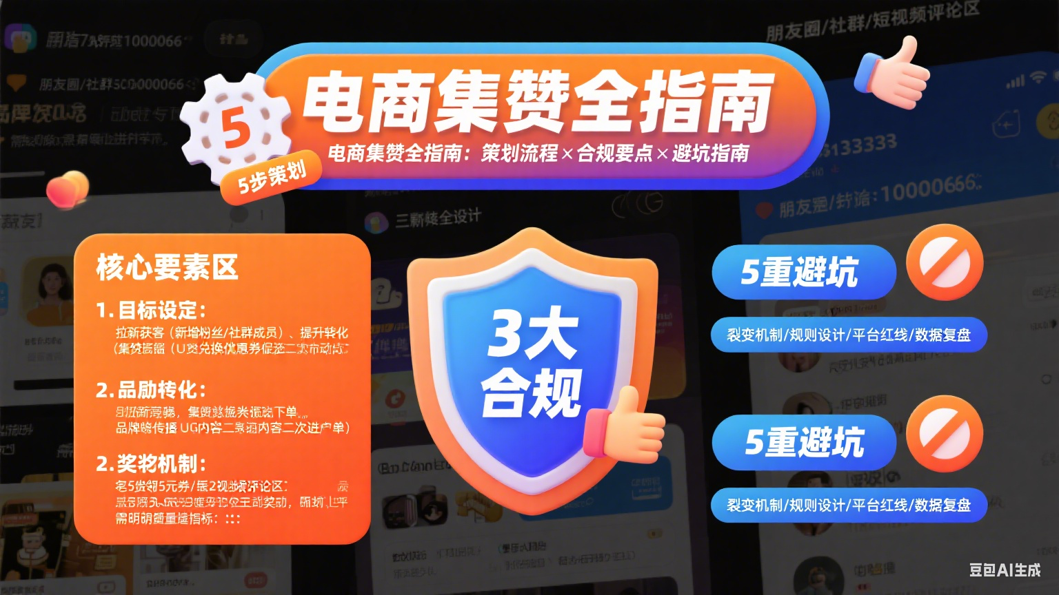 电商集赞活动怎么搞?策划流程 + 合规要点 + 避坑全指南