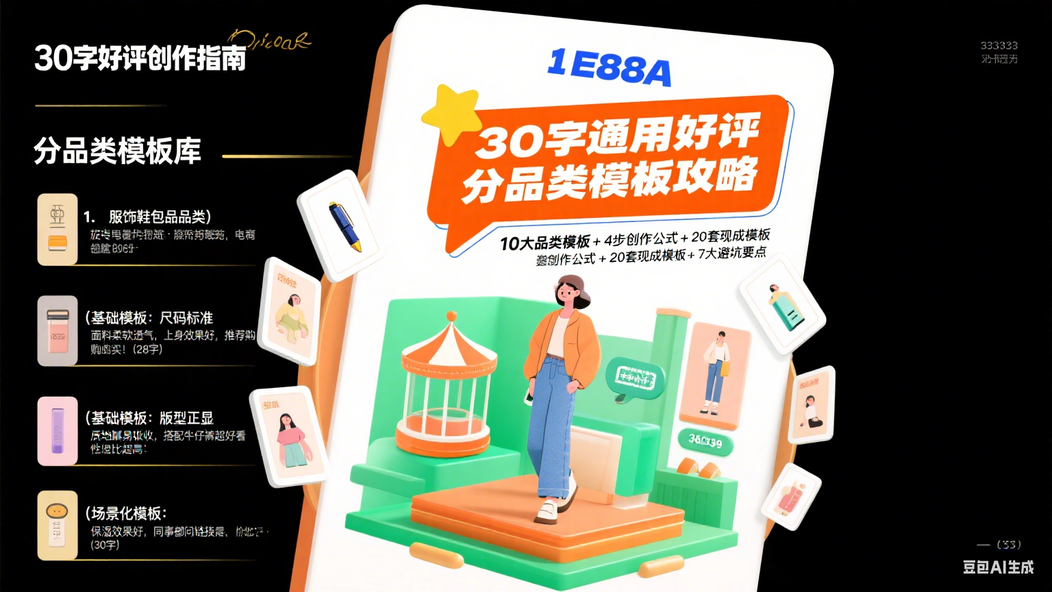 30 字通用好评怎么写?分品类模板 + 避坑全攻略