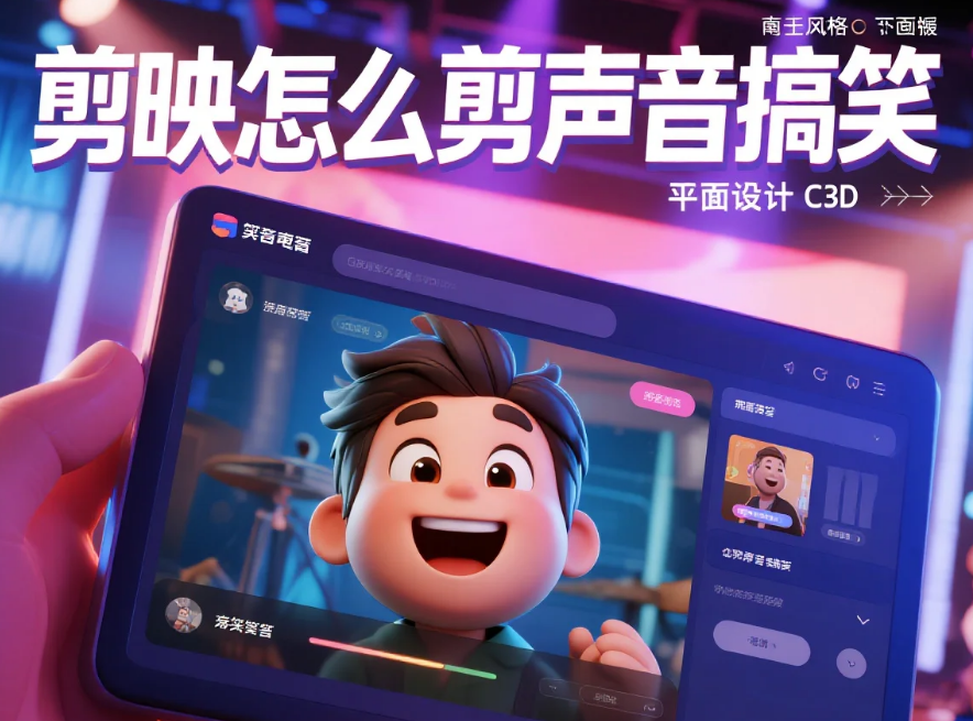 剪映怎么剪声音搞笑?3 步剪出笑点 + 4 个避坑技巧