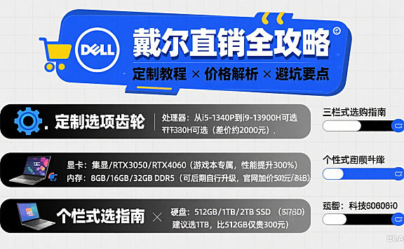 戴尔网络直销怎么买？定制技巧 + 价格优势 + 避坑指南