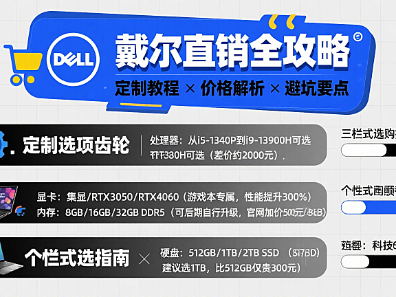戴尔网络直销怎么买？定制技巧 + 价格优势 + 避坑指南