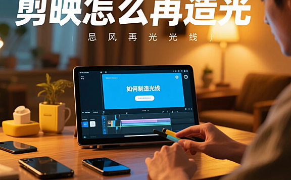 剪映怎么再造光？3 步出高级光影 + 4 个避坑技巧