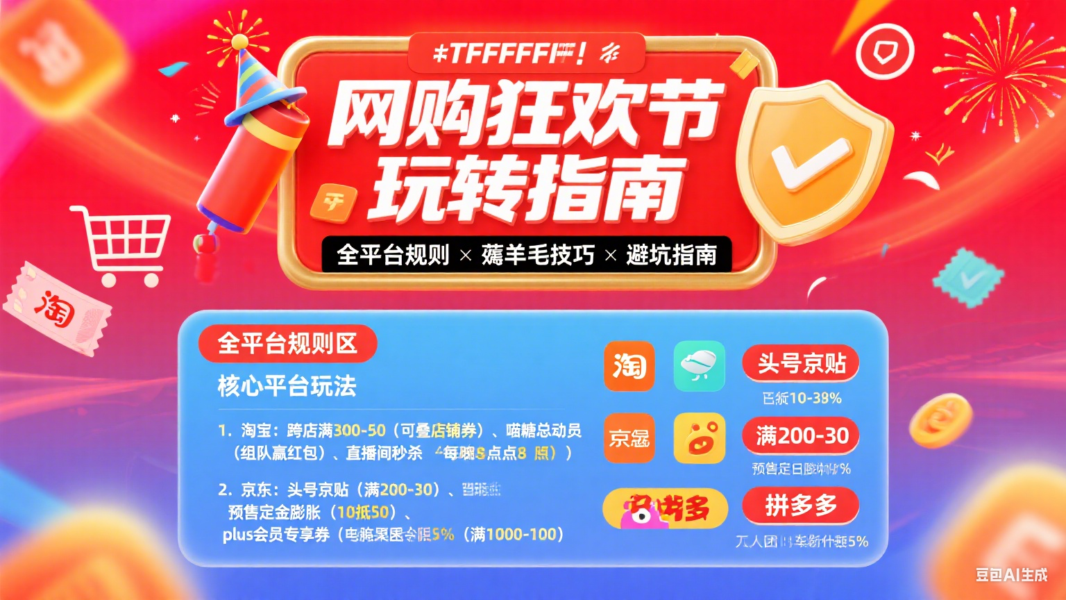 网购狂欢节怎么玩?全平台规则 + 薅羊毛技巧 + 避坑指南
