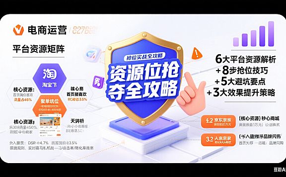 电商资源位怎么抢？分平台类型 + 获取技巧 + 避坑全攻略