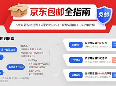 京东包邮吗？分场景规则 + 免邮技巧 + 避坑全指南