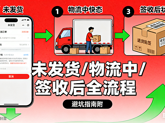 拼多多怎么拒收？未发货 / 物流中 / 签收后全流程，避坑指南附