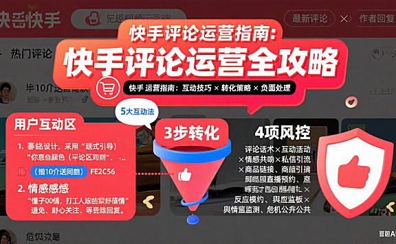 快手评论怎么运营？用户互动 + 转化引导 + 负面处理全指南