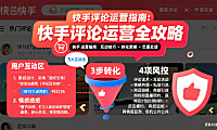 快手评论怎么运营?用户互动 + 转化引导 + 负面处理全指南