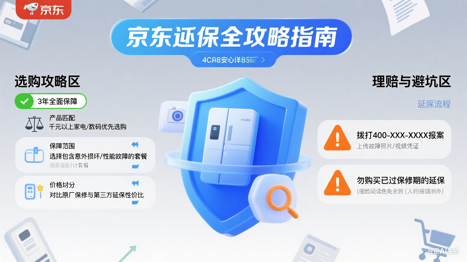 京东延保怎么选?选购攻略 + 理赔流程 + 避坑全指南
