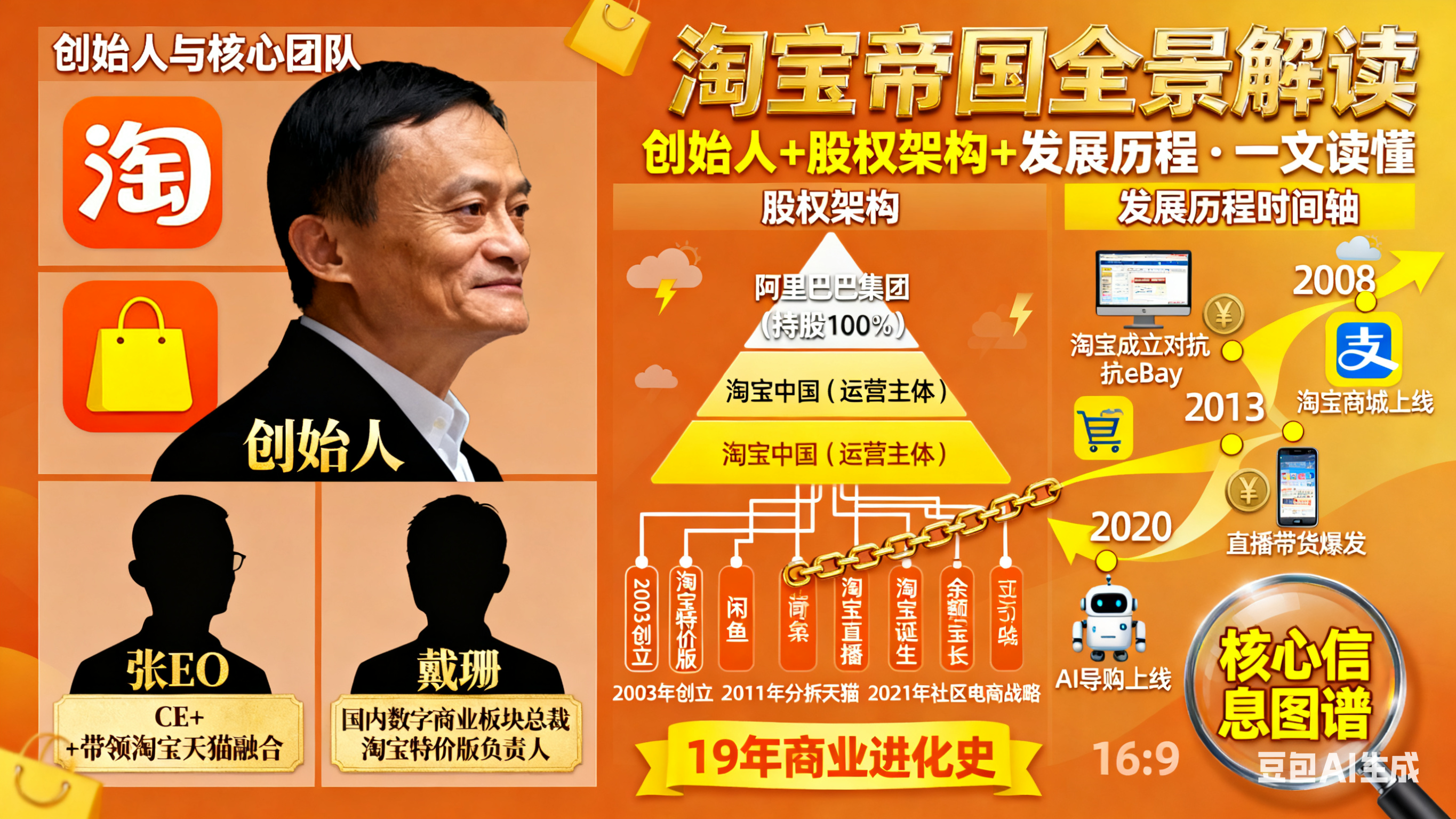 淘宝的老板是谁?股权架构 + 核心负责人 + 发展历程,一文读懂