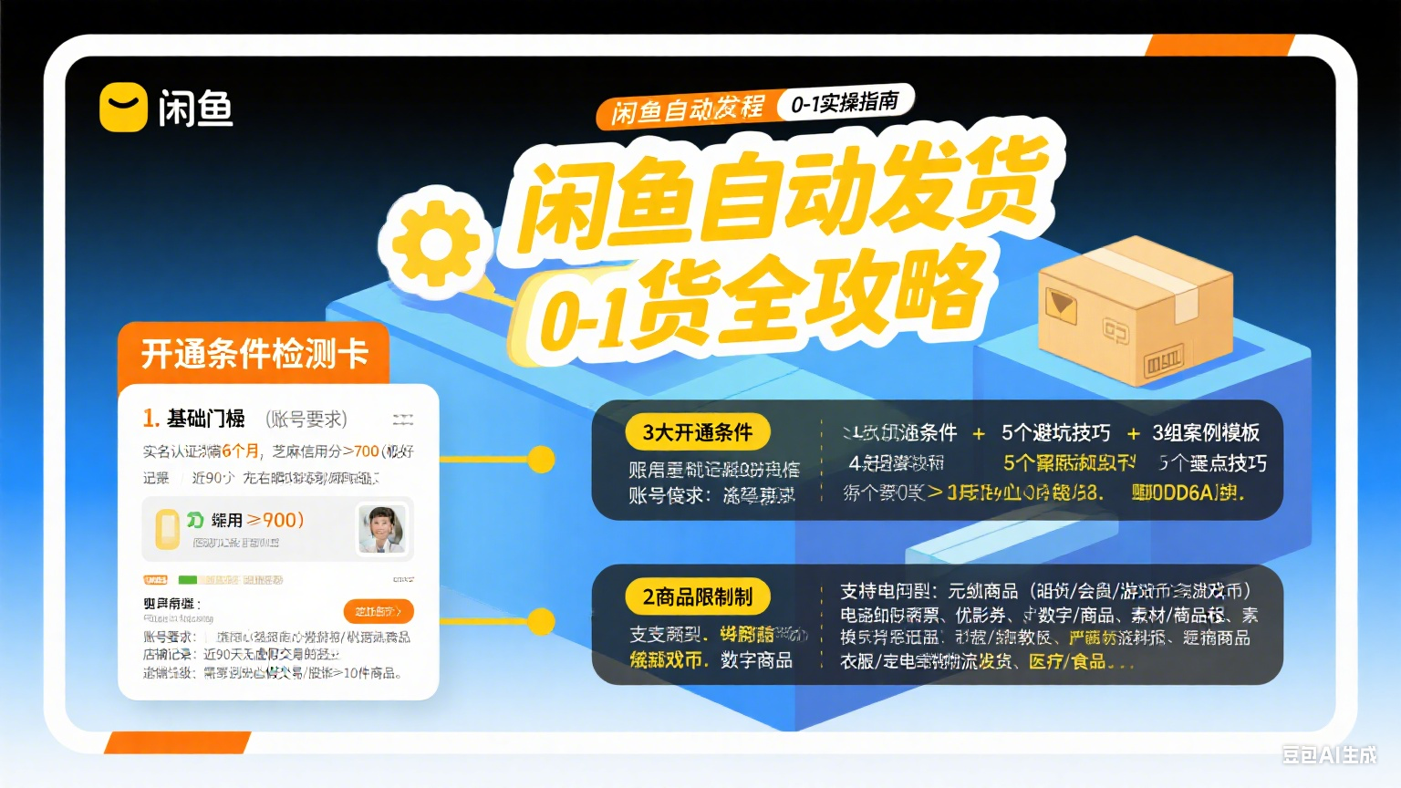 闲鱼自动发货怎么弄?开通条件 + 流程 + 避坑全攻略