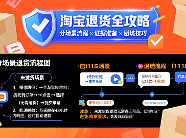 淘宝退货不用慌？分场景流程 + 证据准备 + 避坑指南