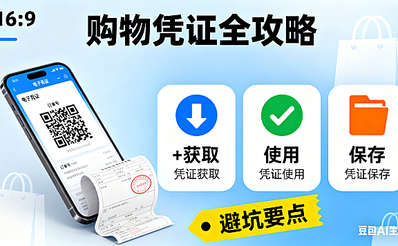 购物凭证怎么弄？电子 / 纸质凭证获取 + 使用 + 保存指南，避坑要点附