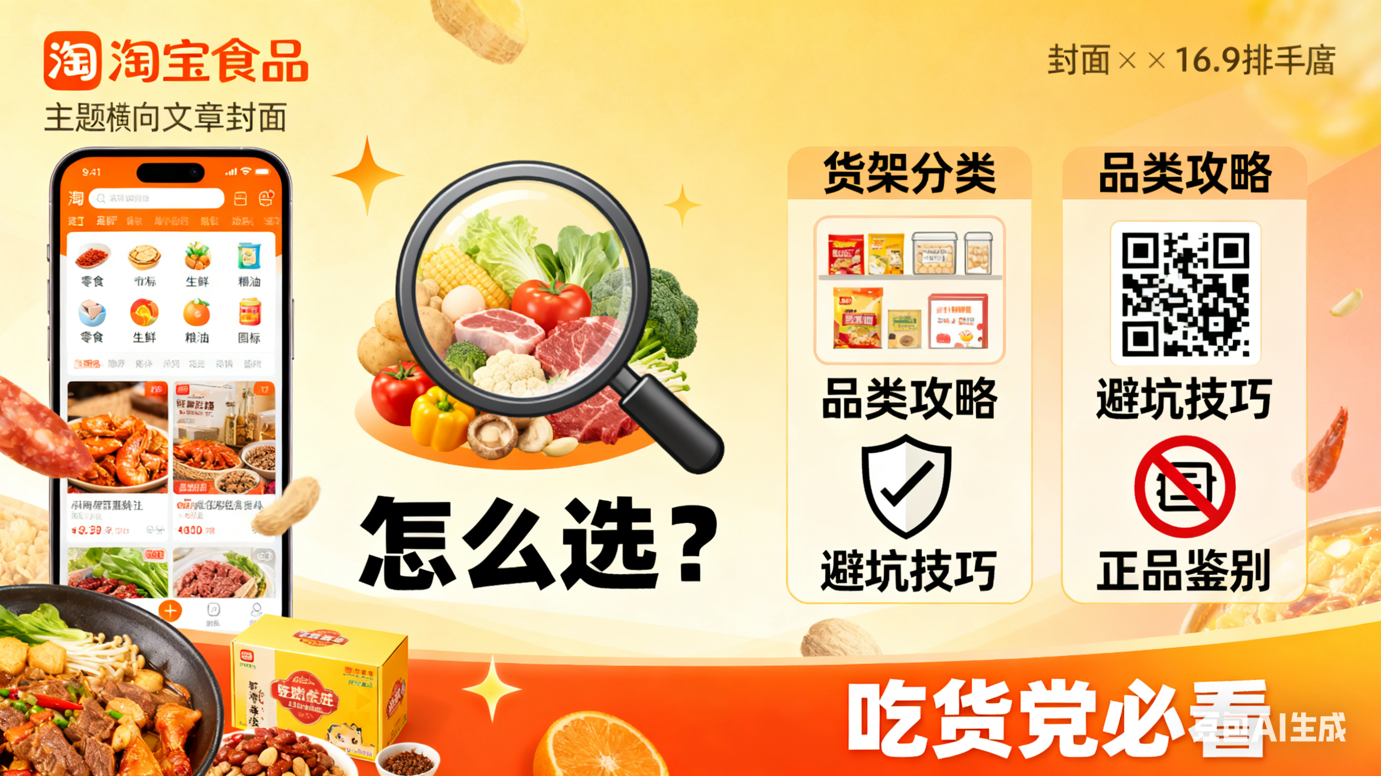 淘宝买食品怎么选?品类攻略 + 避坑技巧 + 正品鉴别,吃货党必看