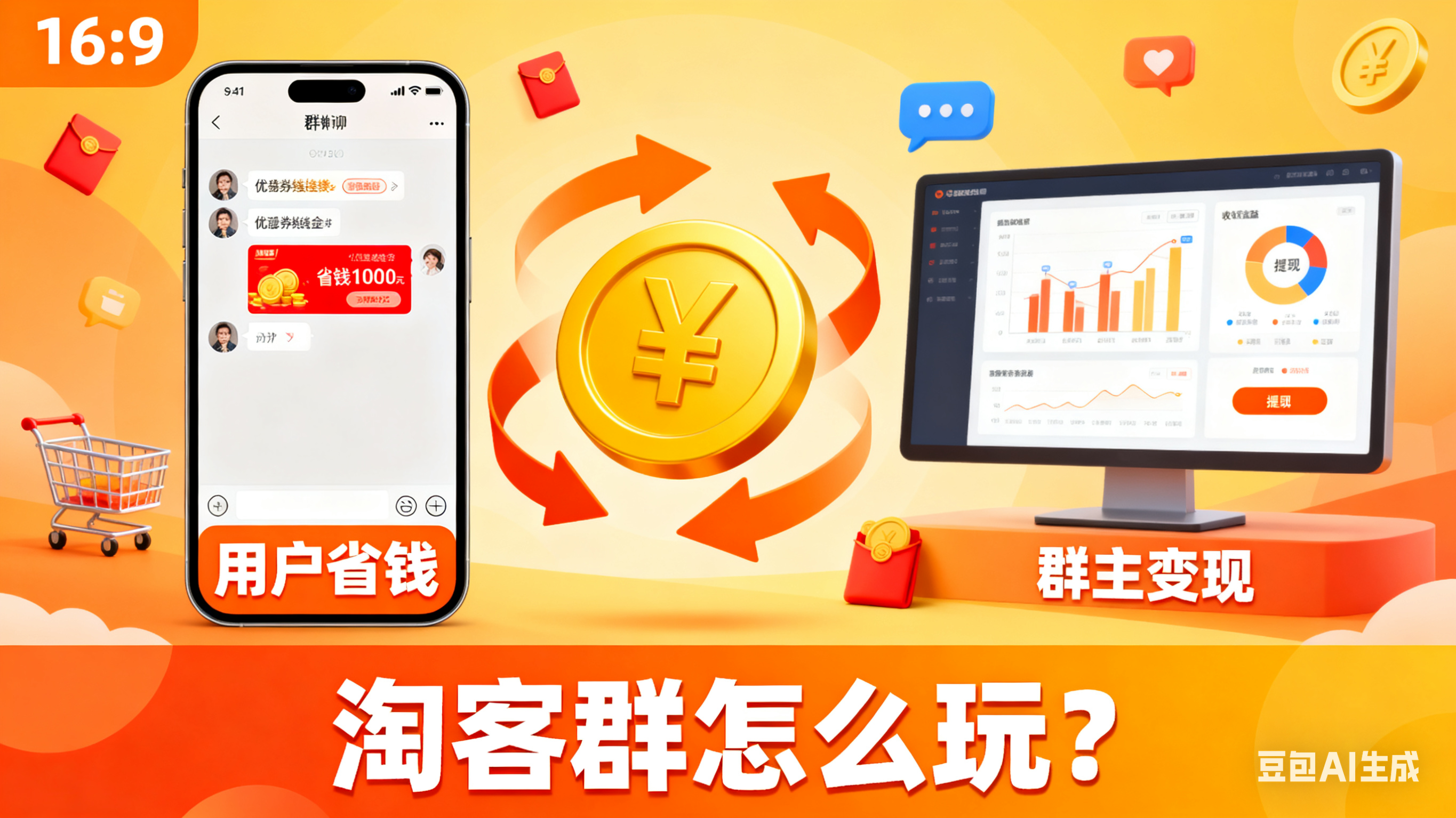 淘客群怎么玩?用户省钱 + 群主变现指南