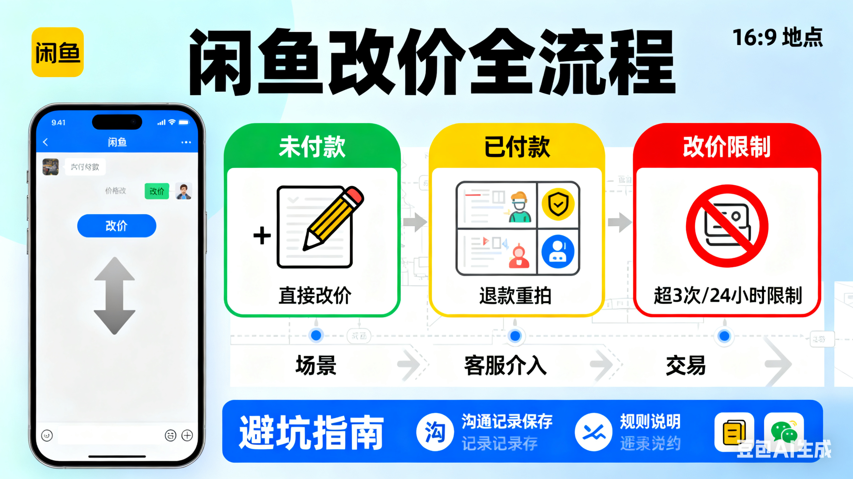 闲鱼怎么改价?未付款 / 已付款 / 改价限制全流程,避坑指南附