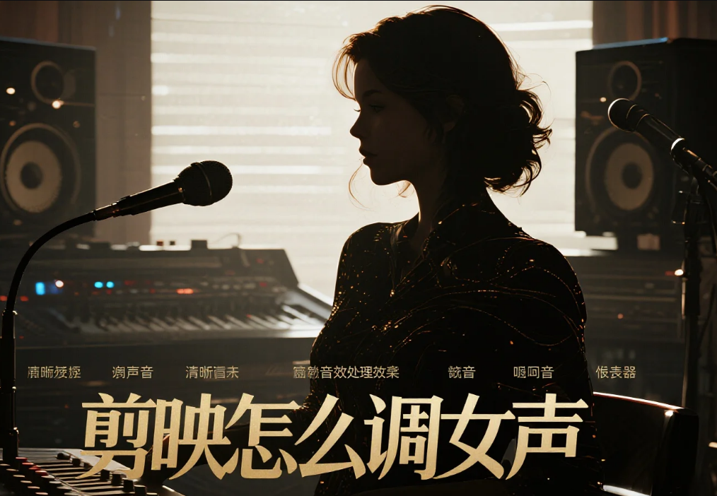 剪映怎么调女声?3 步调出温柔质感 + 4 个避坑技巧