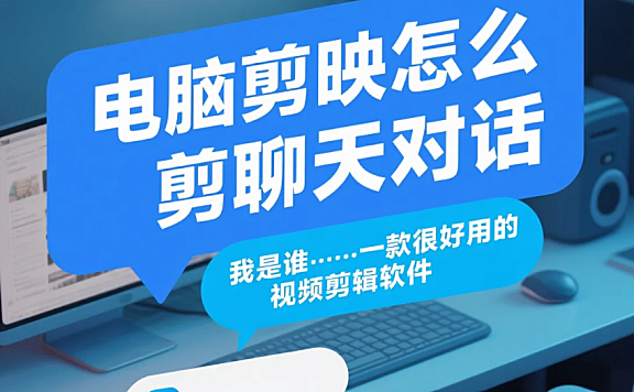 电脑剪映怎么剪聊天对话？3 步字幕同步 + 4 个避坑技巧