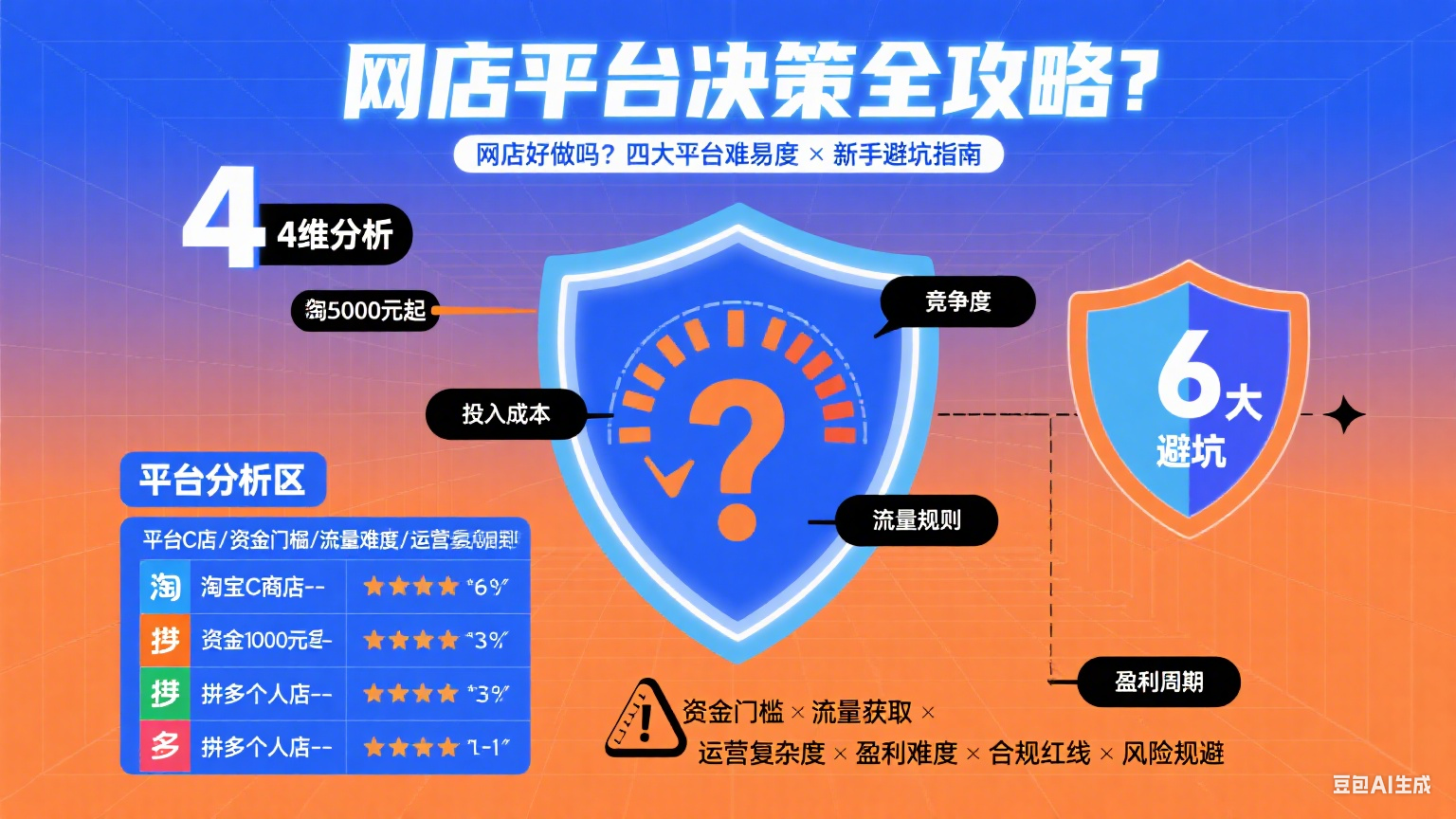 网店好做吗?不同平台难易度分析 + 新手避坑指南