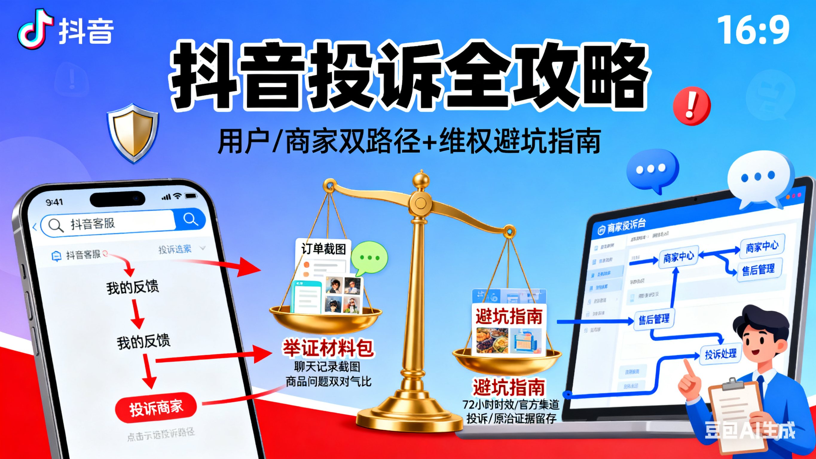 如何投诉抖音