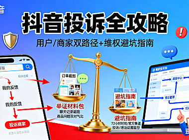 如何投诉抖音？用户 / 商家路径 + 举证技巧 + 避坑指南，维权必看