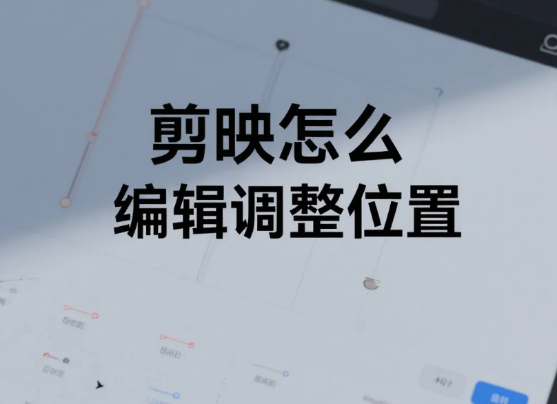 剪映怎么编辑调整位置?3 步精准定位 + 4 个避坑技巧