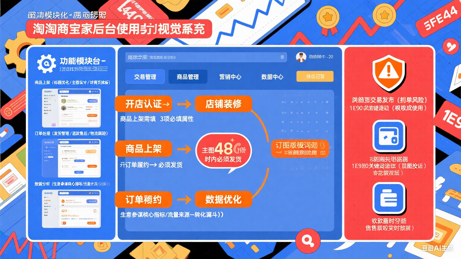 淘宝商家后台怎么用?核心功能 + 实操流程 + 避坑全指南