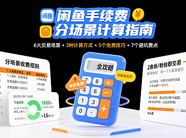 闲鱼手续费多少？分场景规则 + 计算方式 + 避坑全攻略