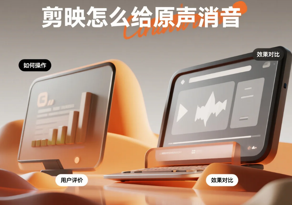 剪映怎么给原声消音?3 步彻底消音 + 4 个避坑技巧