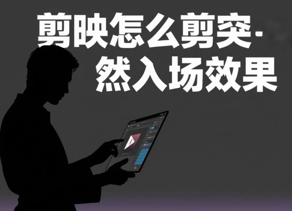 剪映怎么剪突然入场效果?3 步出冲击感 + 4 个避坑技巧