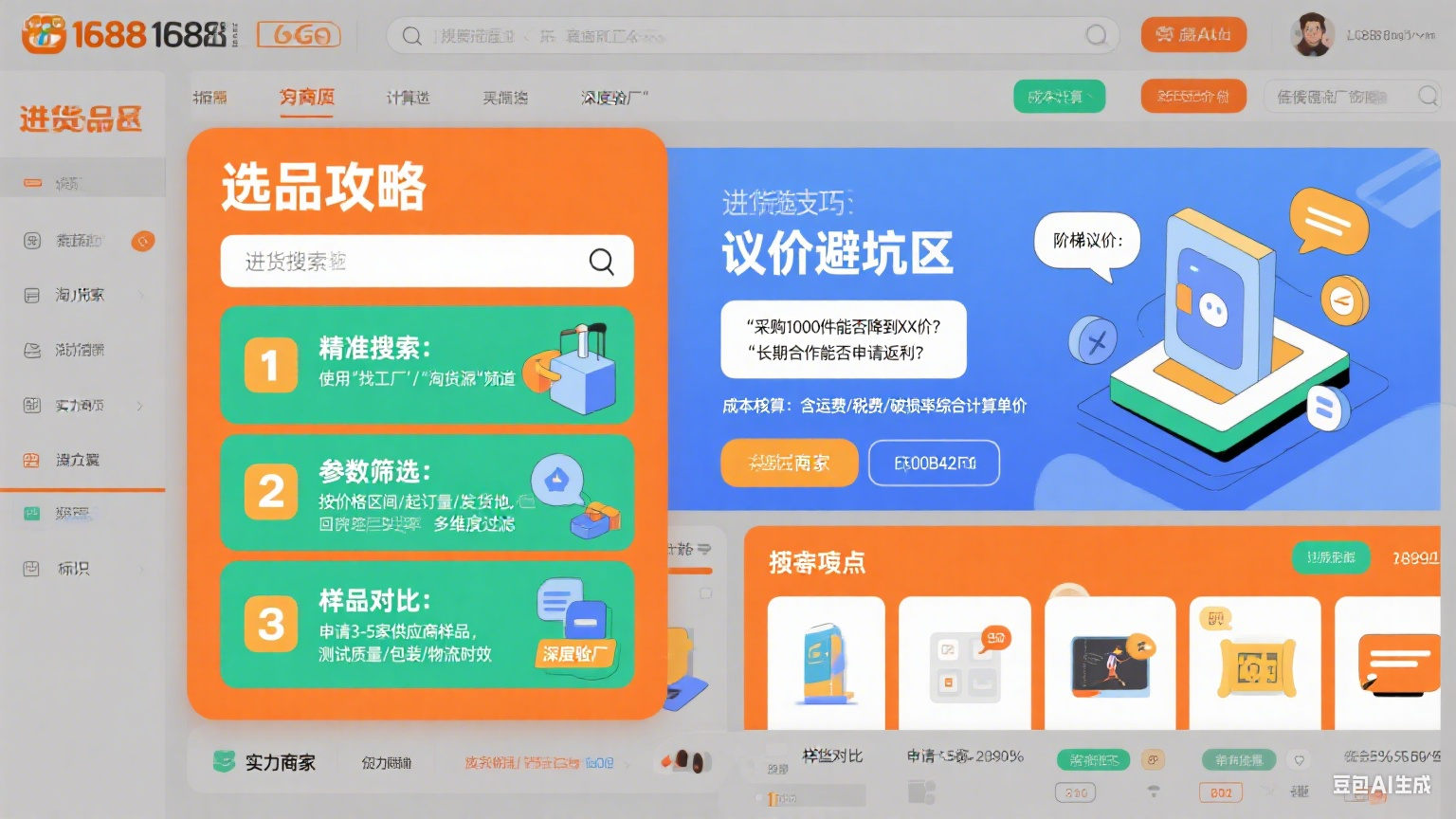1688 电脑版怎么用?商家进货选品 + 议价避坑全指南