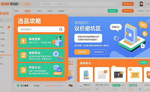 1688 电脑版怎么用？商家进货选品 + 议价避坑全指南