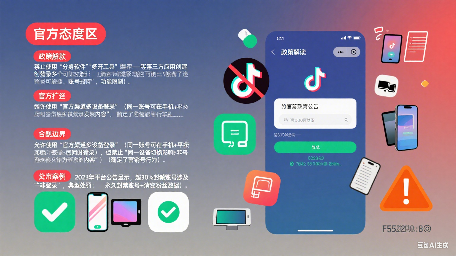 抖音可以分身吗?官方态度 + 合规方案 + 避坑指南,多账号运营必看