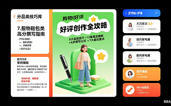 购物好评怎么写？分品类技巧 + 真实模板 + 避坑全攻略