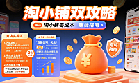 淘小铺怎么玩?零成本开店 + 赚钱避坑实操指南
